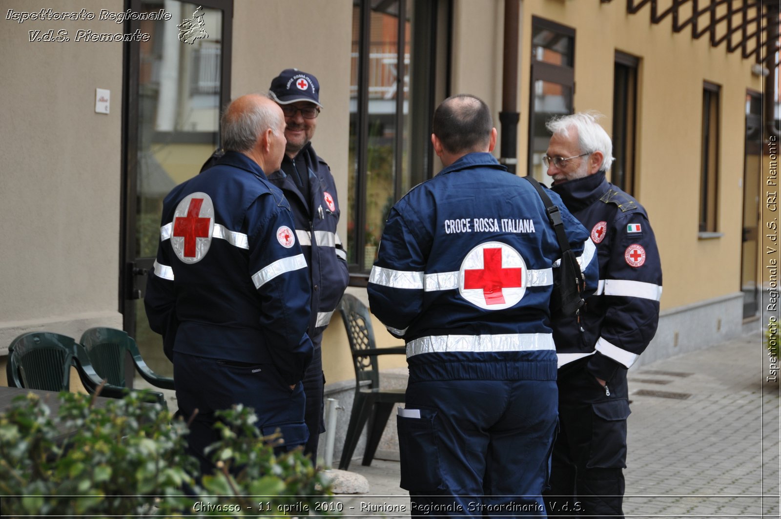 Chivasso - 11 aprile 2010 - Riunione Regionale Straordinaria V.d.S. -  Croce Rossa Italiana - Ispettorato Regionale Volontari del Soccorso Piemonte