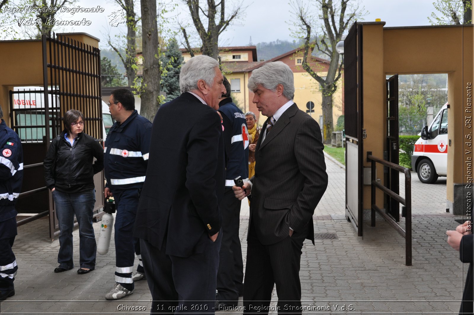 Chivasso - 11 aprile 2010 - Riunione Regionale Straordinaria V.d.S. -  Croce Rossa Italiana - Ispettorato Regionale Volontari del Soccorso Piemonte