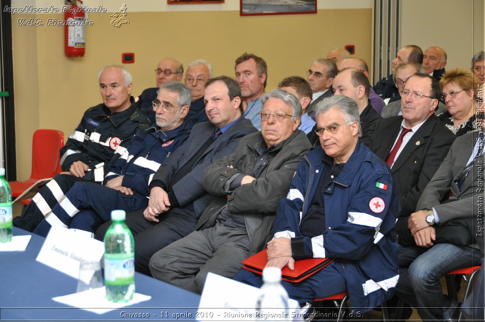 Chivasso - 11 aprile 2010 - Riunione Regionale Straordinaria V.d.S. -  Croce Rossa Italiana - Ispettorato Regionale Volontari del Soccorso Piemonte