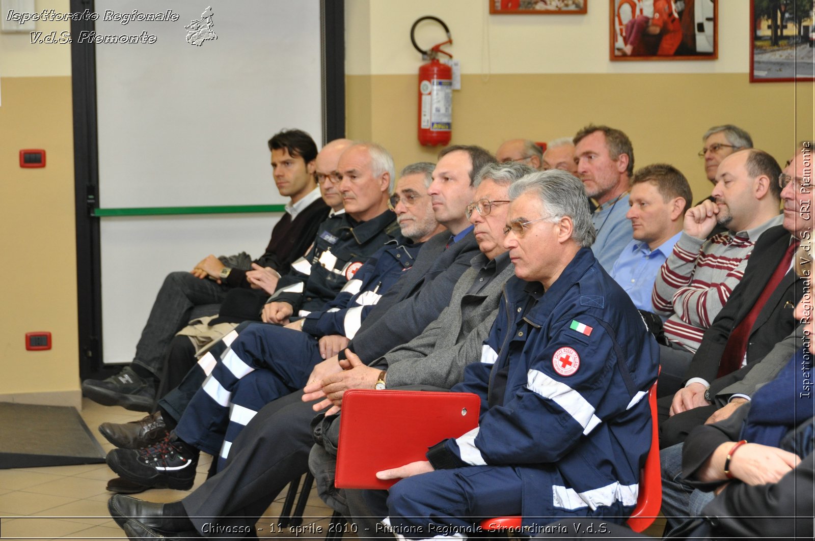 Chivasso - 11 aprile 2010 - Riunione Regionale Straordinaria V.d.S. -  Croce Rossa Italiana - Ispettorato Regionale Volontari del Soccorso Piemonte