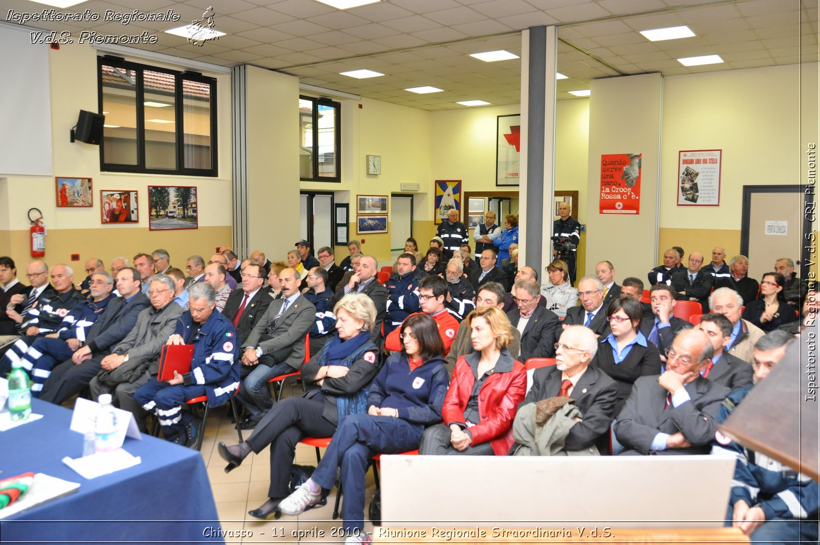 Chivasso - 11 aprile 2010 - Riunione Regionale Straordinaria V.d.S. -  Croce Rossa Italiana - Ispettorato Regionale Volontari del Soccorso Piemonte