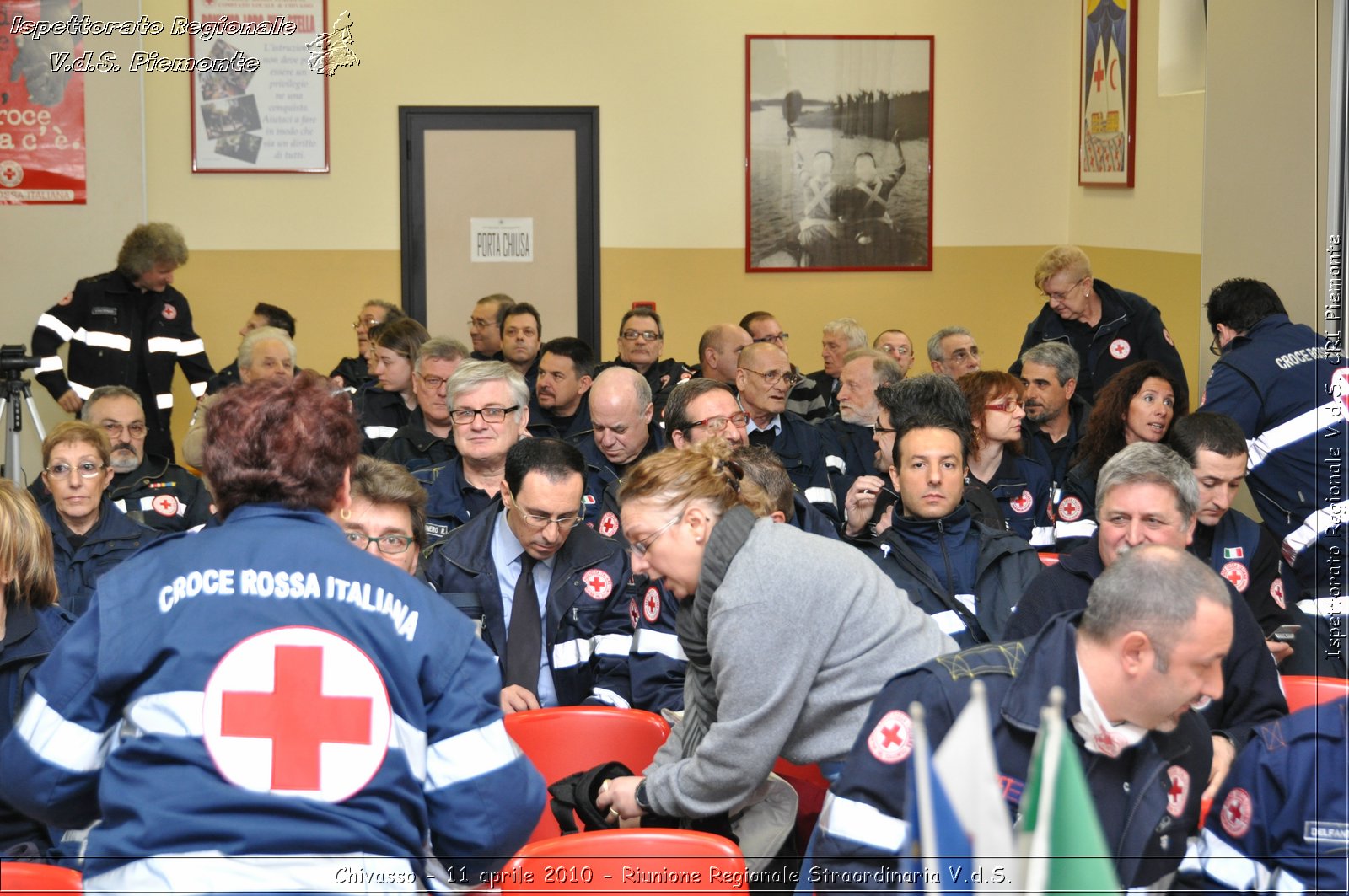 Chivasso - 11 aprile 2010 - Riunione Regionale Straordinaria V.d.S. -  Croce Rossa Italiana - Ispettorato Regionale Volontari del Soccorso Piemonte