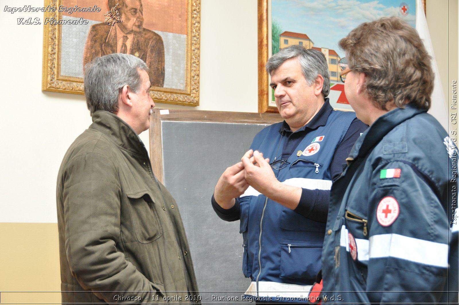 Chivasso - 11 aprile 2010 - Riunione Regionale Straordinaria V.d.S. -  Croce Rossa Italiana - Ispettorato Regionale Volontari del Soccorso Piemonte