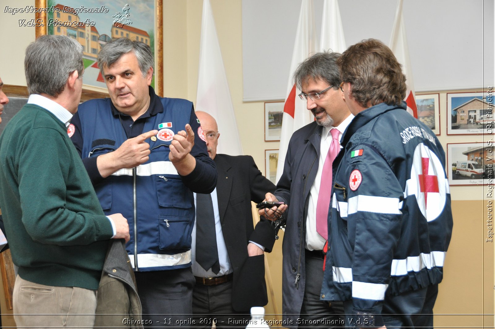 Chivasso - 11 aprile 2010 - Riunione Regionale Straordinaria V.d.S. -  Croce Rossa Italiana - Ispettorato Regionale Volontari del Soccorso Piemonte