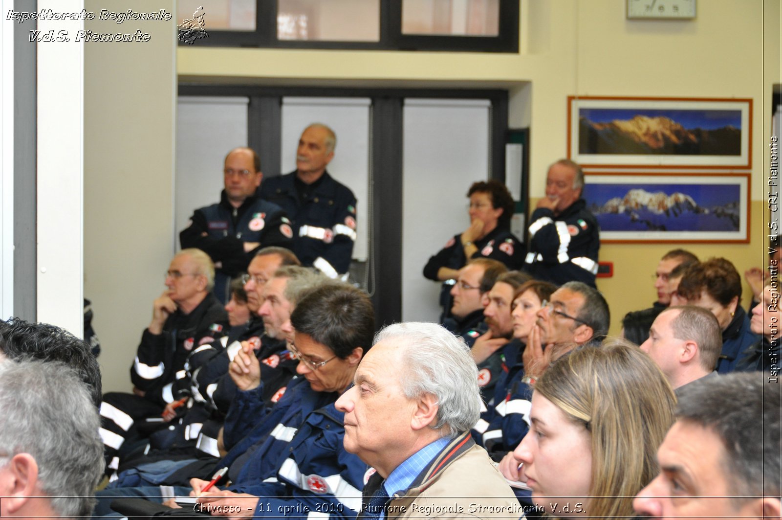 Chivasso - 11 aprile 2010 - Riunione Regionale Straordinaria V.d.S. -  Croce Rossa Italiana - Ispettorato Regionale Volontari del Soccorso Piemonte