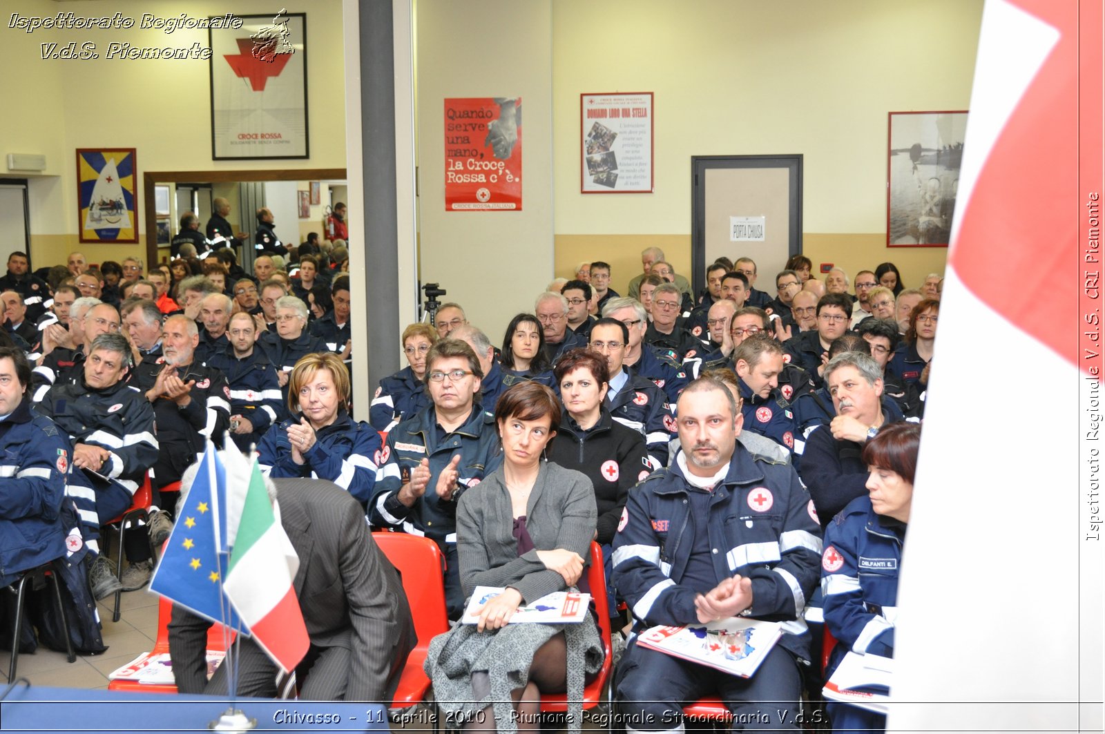 Chivasso - 11 aprile 2010 - Riunione Regionale Straordinaria V.d.S. -  Croce Rossa Italiana - Ispettorato Regionale Volontari del Soccorso Piemonte