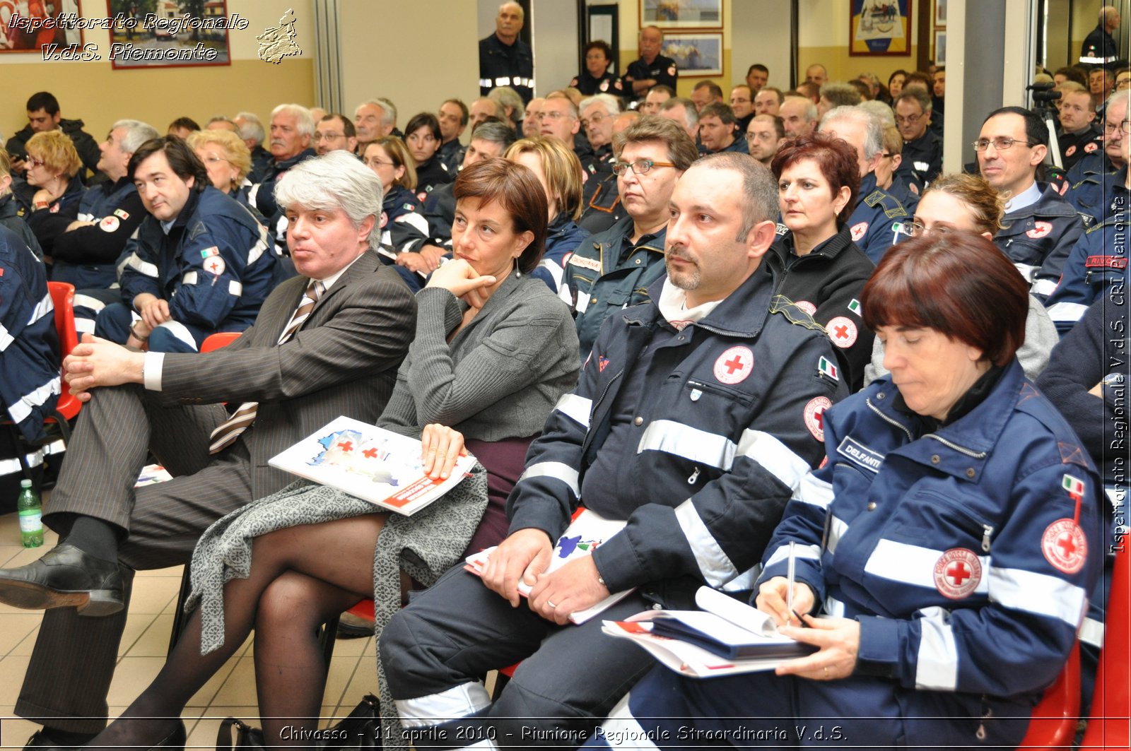 Chivasso - 11 aprile 2010 - Riunione Regionale Straordinaria V.d.S. -  Croce Rossa Italiana - Ispettorato Regionale Volontari del Soccorso Piemonte