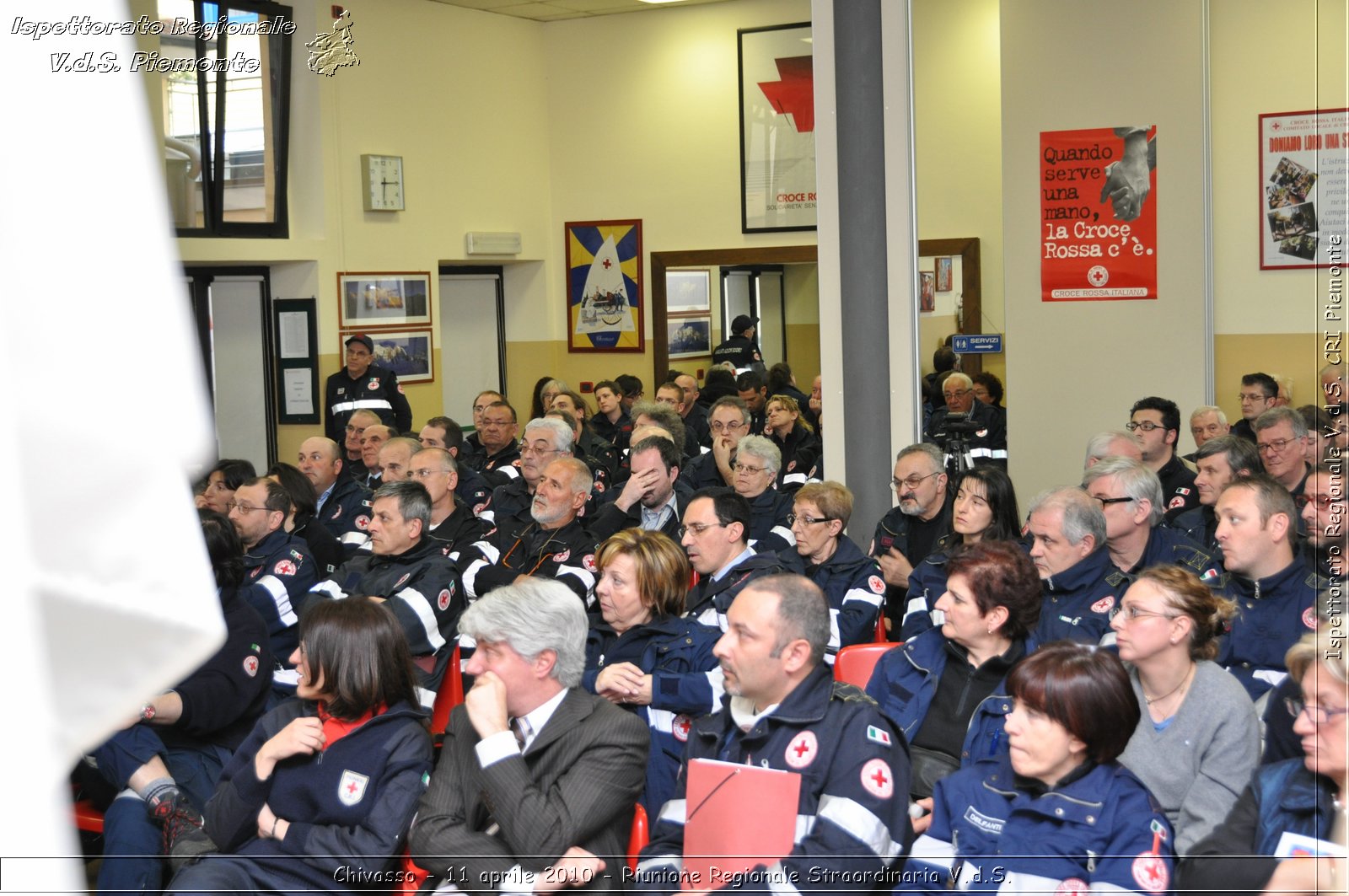 Chivasso - 11 aprile 2010 - Riunione Regionale Straordinaria V.d.S. -  Croce Rossa Italiana - Ispettorato Regionale Volontari del Soccorso Piemonte