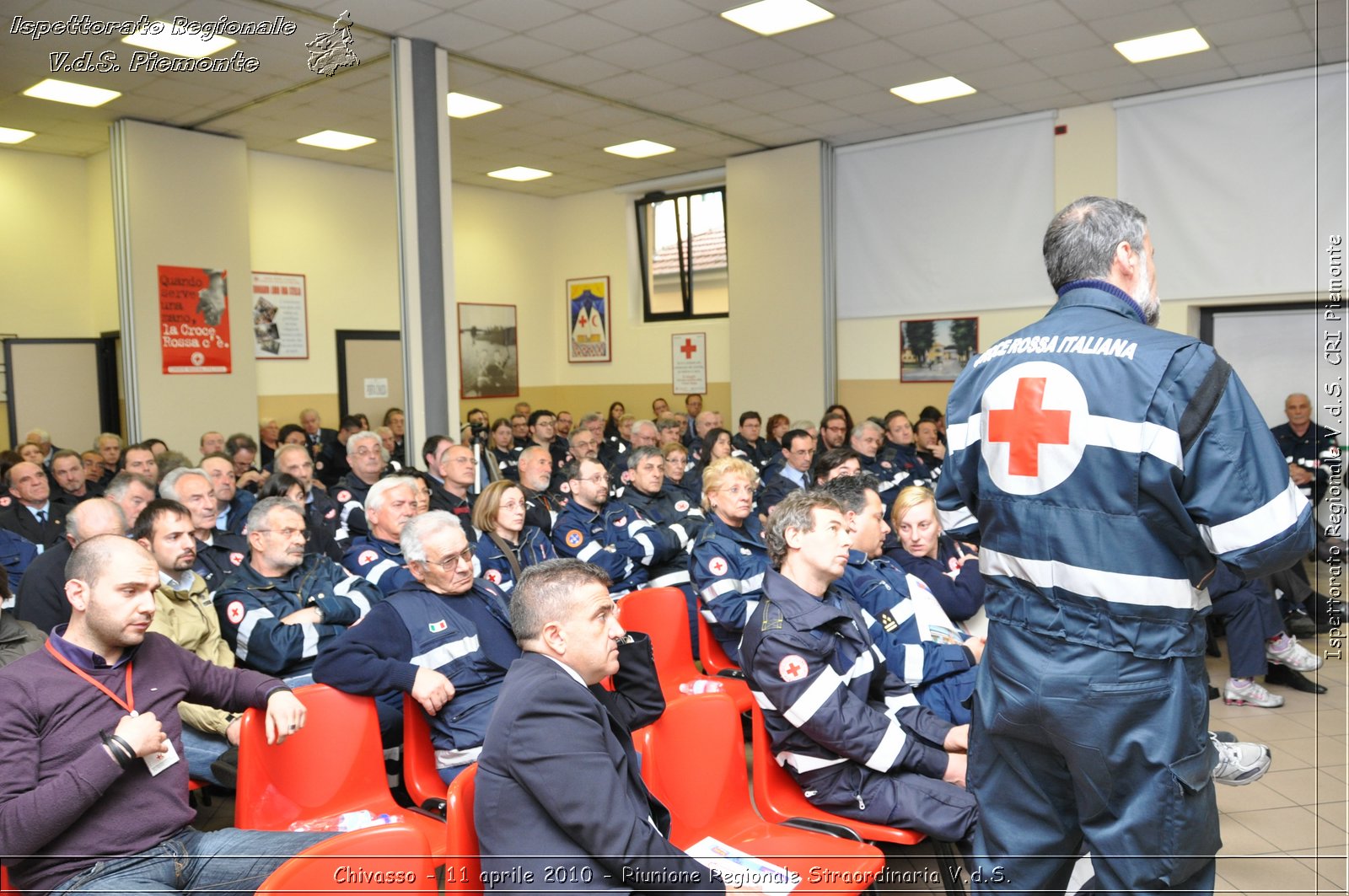 Chivasso - 11 aprile 2010 - Riunione Regionale Straordinaria V.d.S. -  Croce Rossa Italiana - Ispettorato Regionale Volontari del Soccorso Piemonte