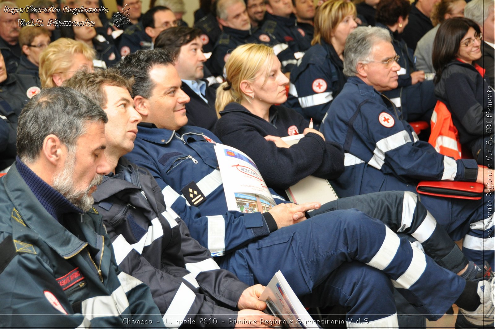 Chivasso - 11 aprile 2010 - Riunione Regionale Straordinaria V.d.S. -  Croce Rossa Italiana - Ispettorato Regionale Volontari del Soccorso Piemonte