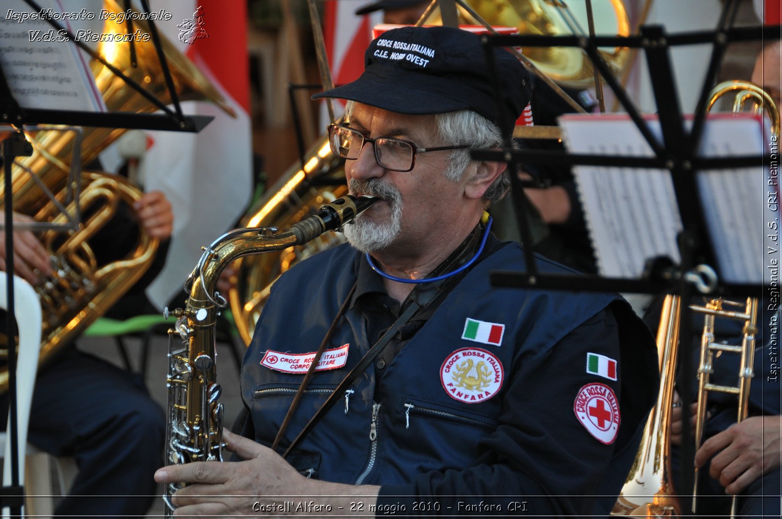 Castell'Alfero - 22 maggio 2010 - Fanfara CRI -  Croce Rossa Italiana - Ispettorato Regionale Volontari del Soccorso Piemonte