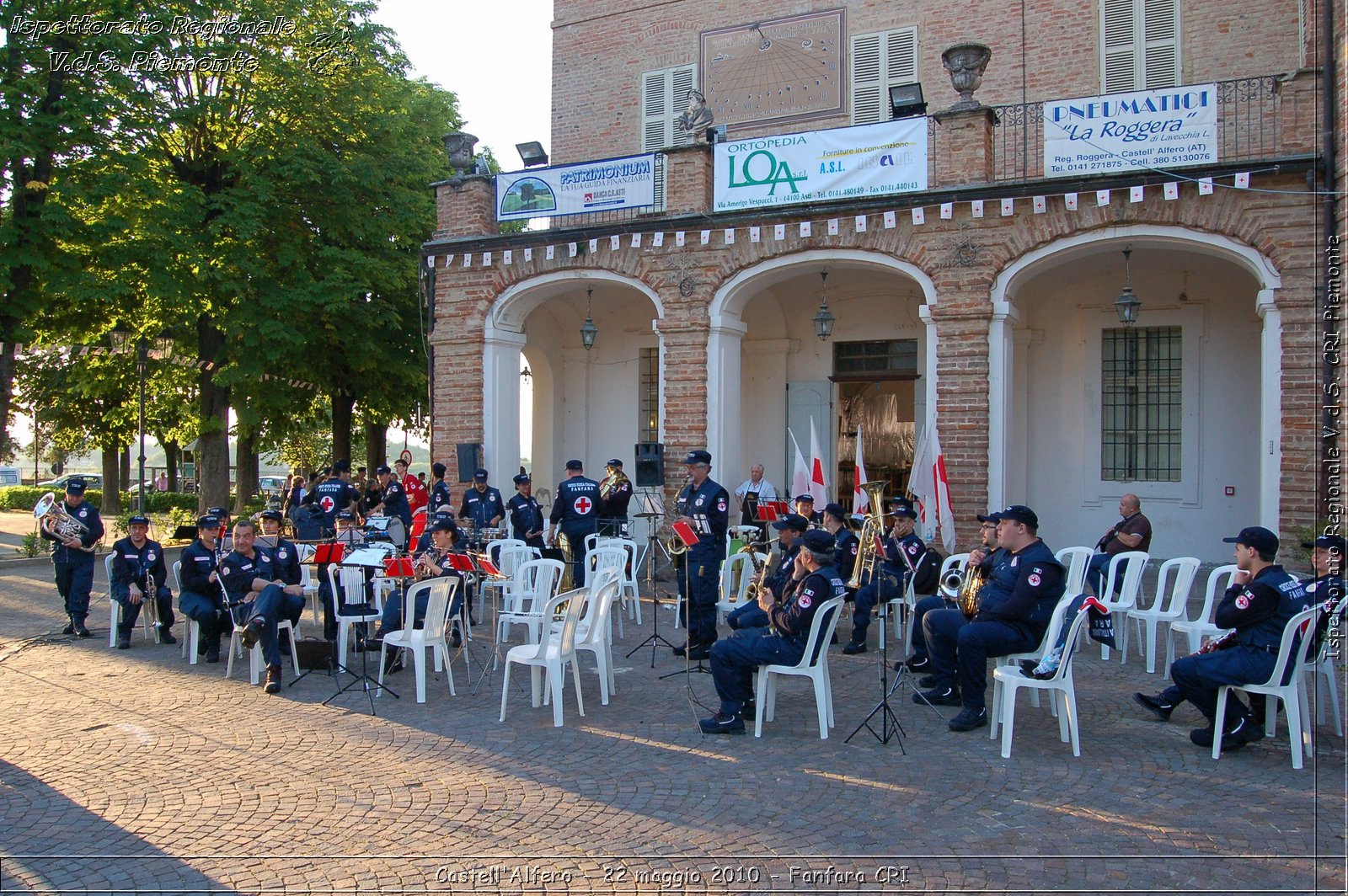 Castell'Alfero - 22 maggio 2010 - Fanfara CRI -  Croce Rossa Italiana - Ispettorato Regionale Volontari del Soccorso Piemonte