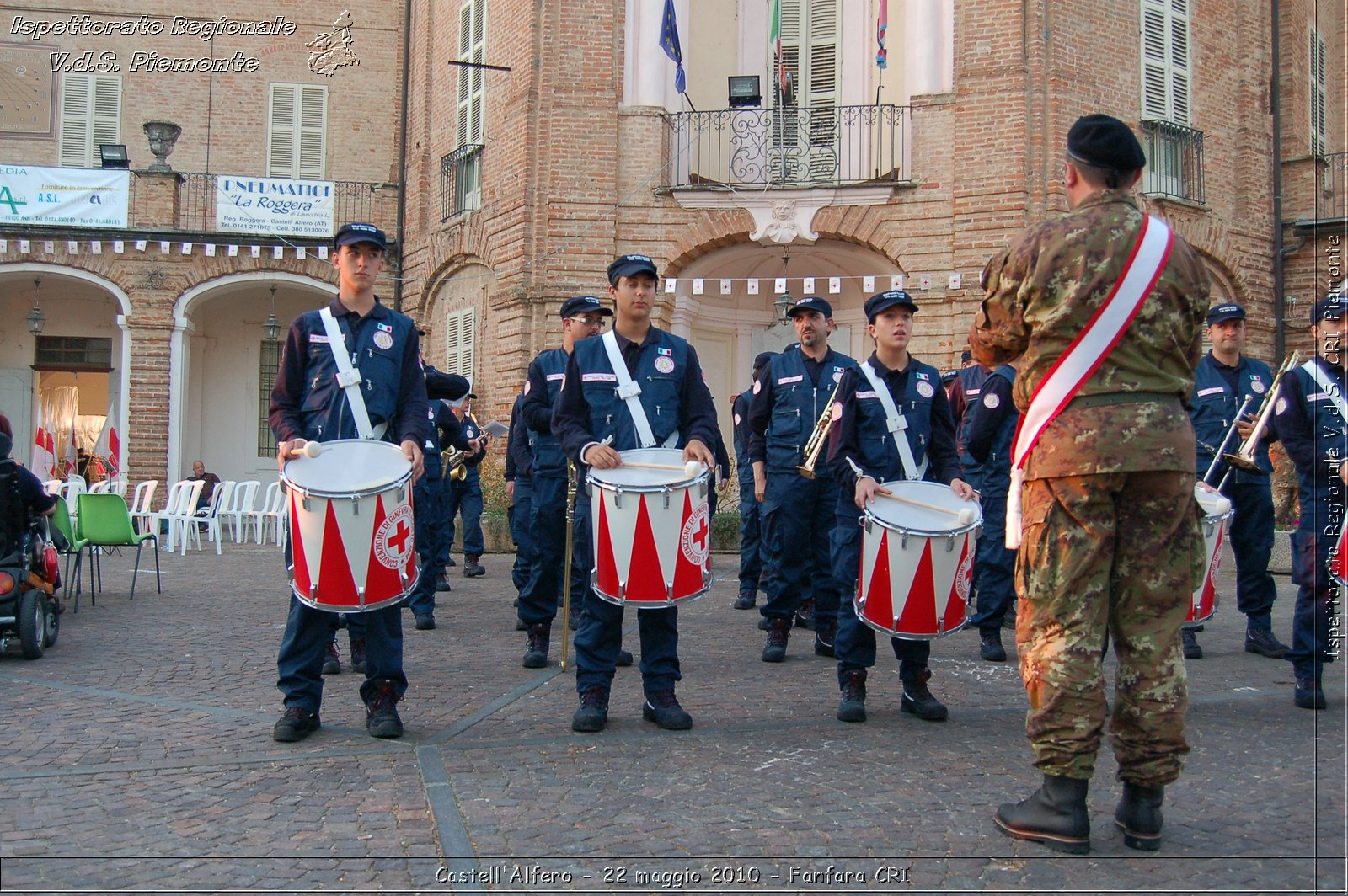 Castell'Alfero - 22 maggio 2010 - Fanfara CRI -  Croce Rossa Italiana - Ispettorato Regionale Volontari del Soccorso Piemonte