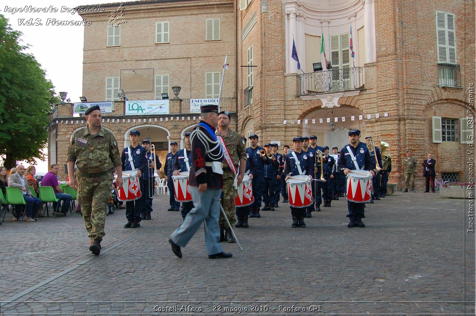 Castell'Alfero - 22 maggio 2010 - Fanfara CRI -  Croce Rossa Italiana - Ispettorato Regionale Volontari del Soccorso Piemonte