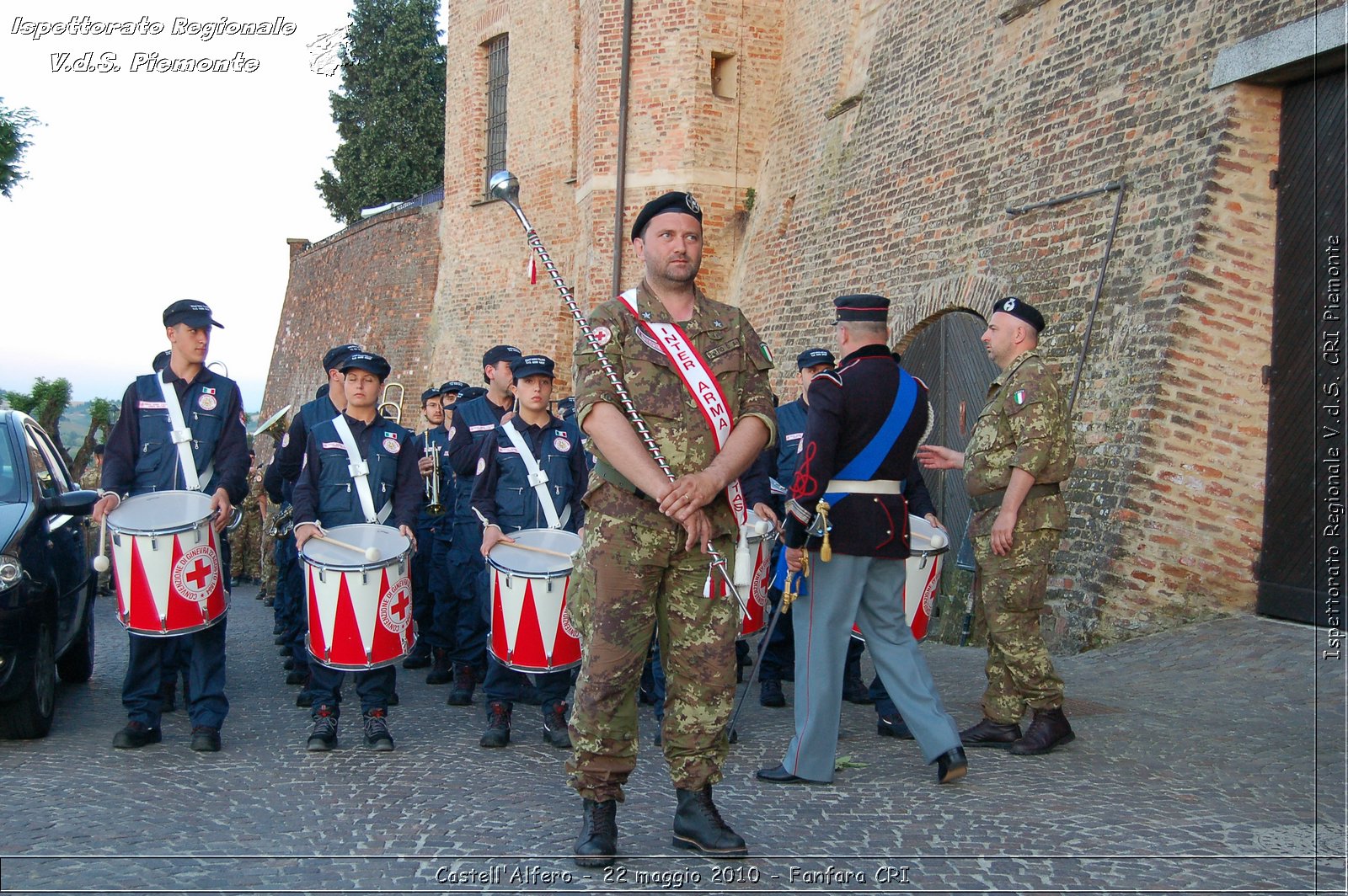 Castell'Alfero - 22 maggio 2010 - Fanfara CRI -  Croce Rossa Italiana - Ispettorato Regionale Volontari del Soccorso Piemonte