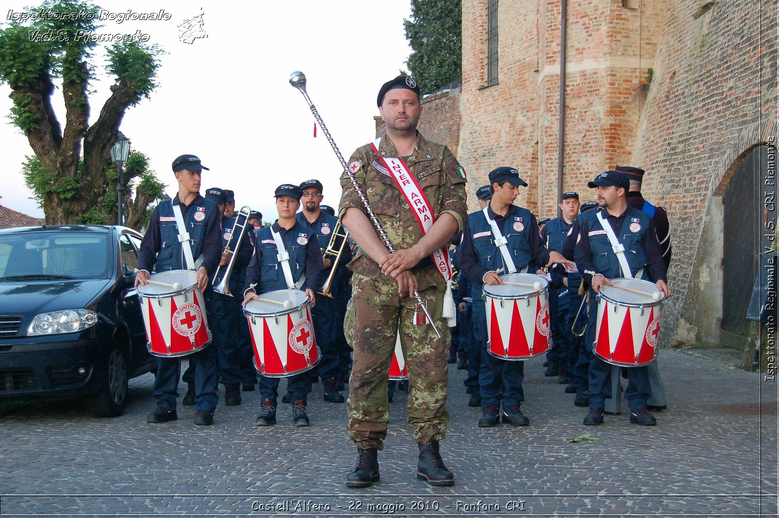 Castell'Alfero - 22 maggio 2010 - Fanfara CRI -  Croce Rossa Italiana - Ispettorato Regionale Volontari del Soccorso Piemonte