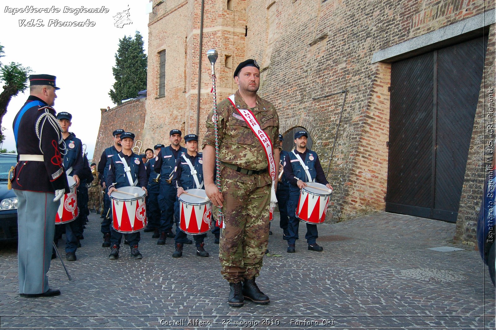 Castell'Alfero - 22 maggio 2010 - Fanfara CRI -  Croce Rossa Italiana - Ispettorato Regionale Volontari del Soccorso Piemonte