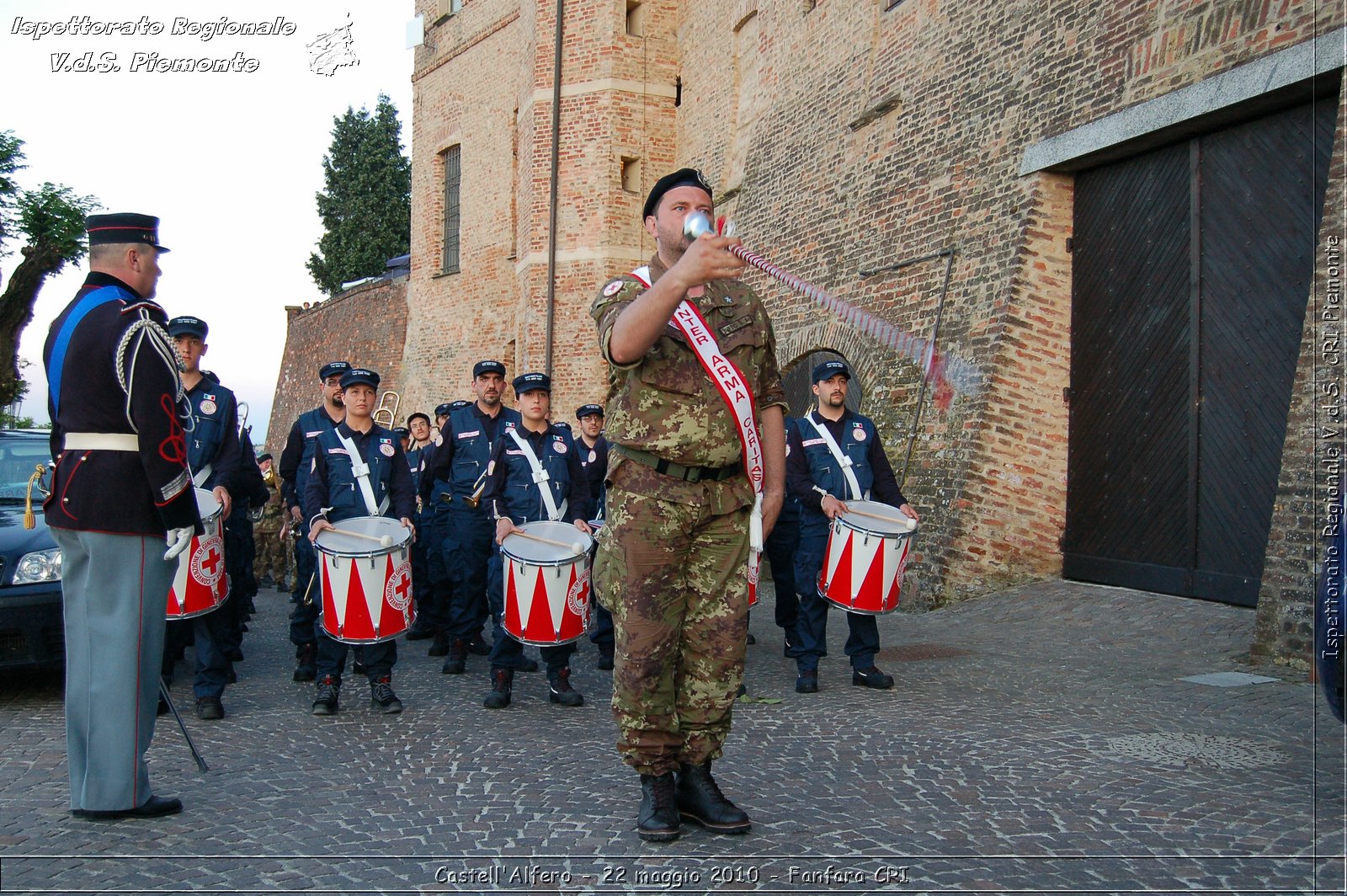 Castell'Alfero - 22 maggio 2010 - Fanfara CRI -  Croce Rossa Italiana - Ispettorato Regionale Volontari del Soccorso Piemonte