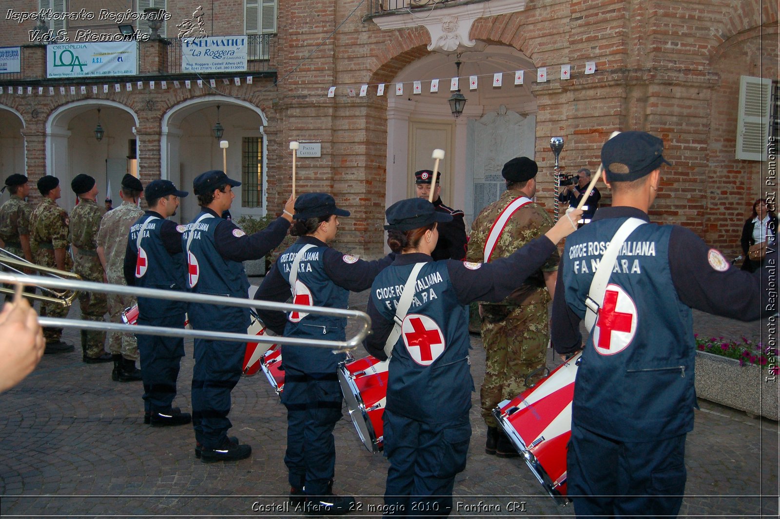 Castell'Alfero - 22 maggio 2010 - Fanfara CRI -  Croce Rossa Italiana - Ispettorato Regionale Volontari del Soccorso Piemonte