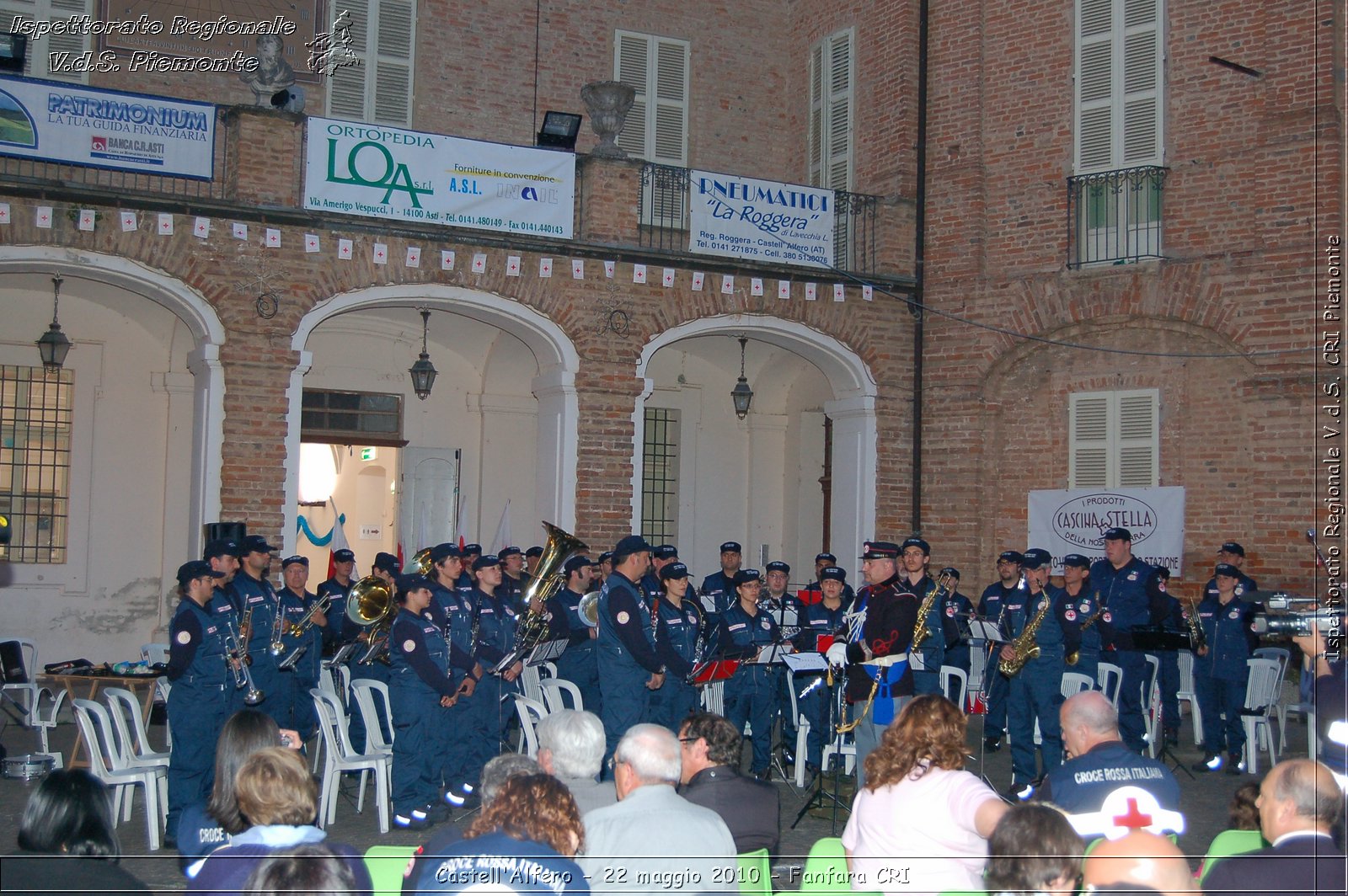 Castell'Alfero - 22 maggio 2010 - Fanfara CRI -  Croce Rossa Italiana - Ispettorato Regionale Volontari del Soccorso Piemonte