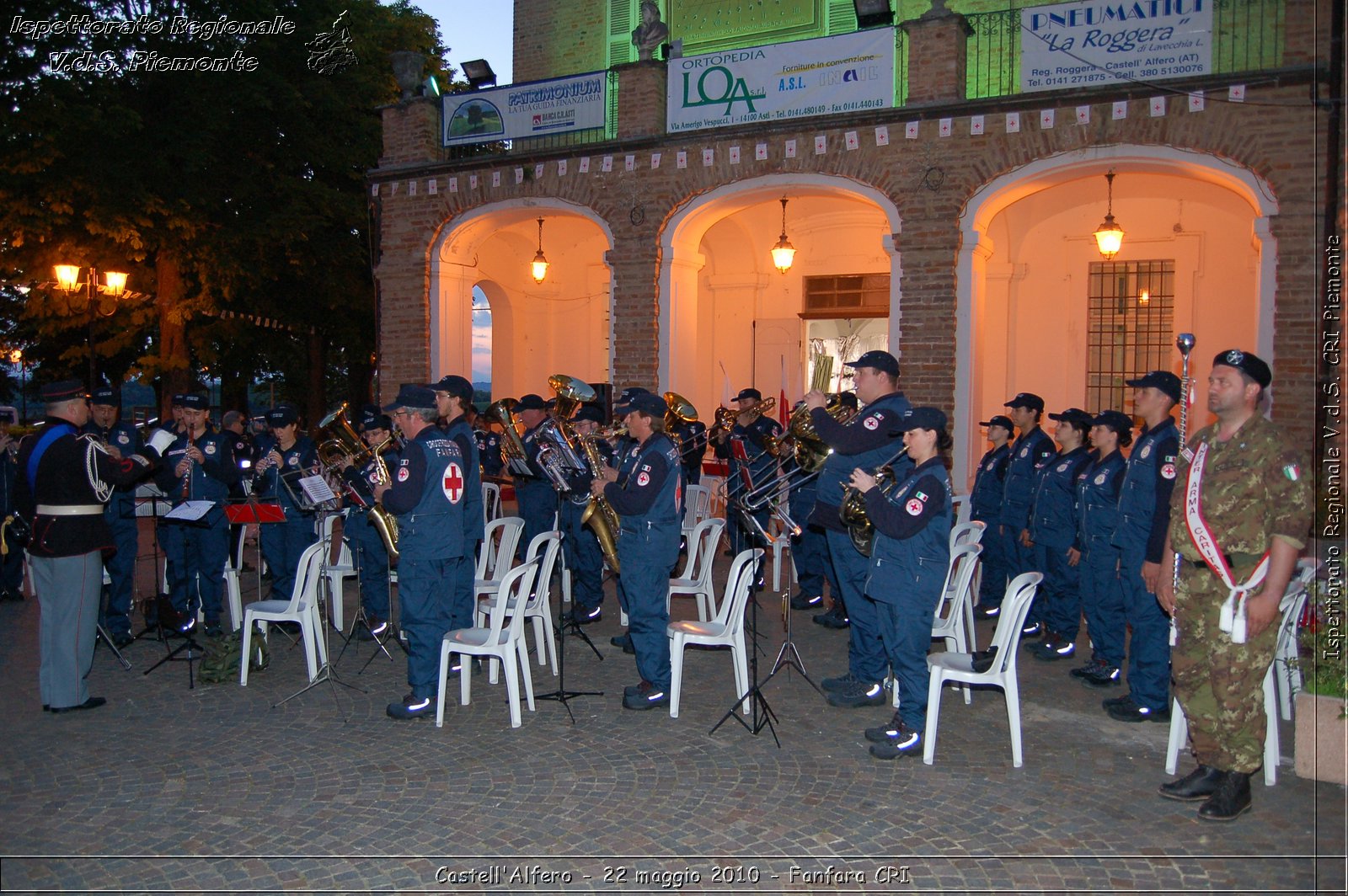 Castell'Alfero - 22 maggio 2010 - Fanfara CRI -  Croce Rossa Italiana - Ispettorato Regionale Volontari del Soccorso Piemonte