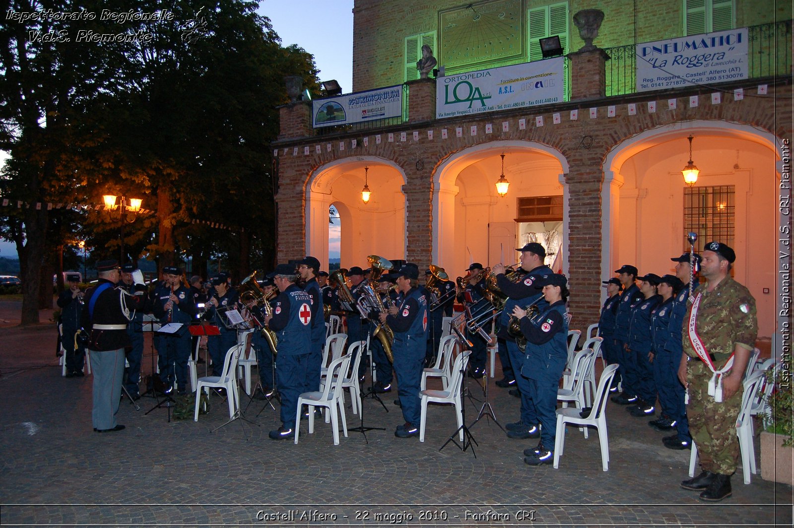 Castell'Alfero - 22 maggio 2010 - Fanfara CRI -  Croce Rossa Italiana - Ispettorato Regionale Volontari del Soccorso Piemonte