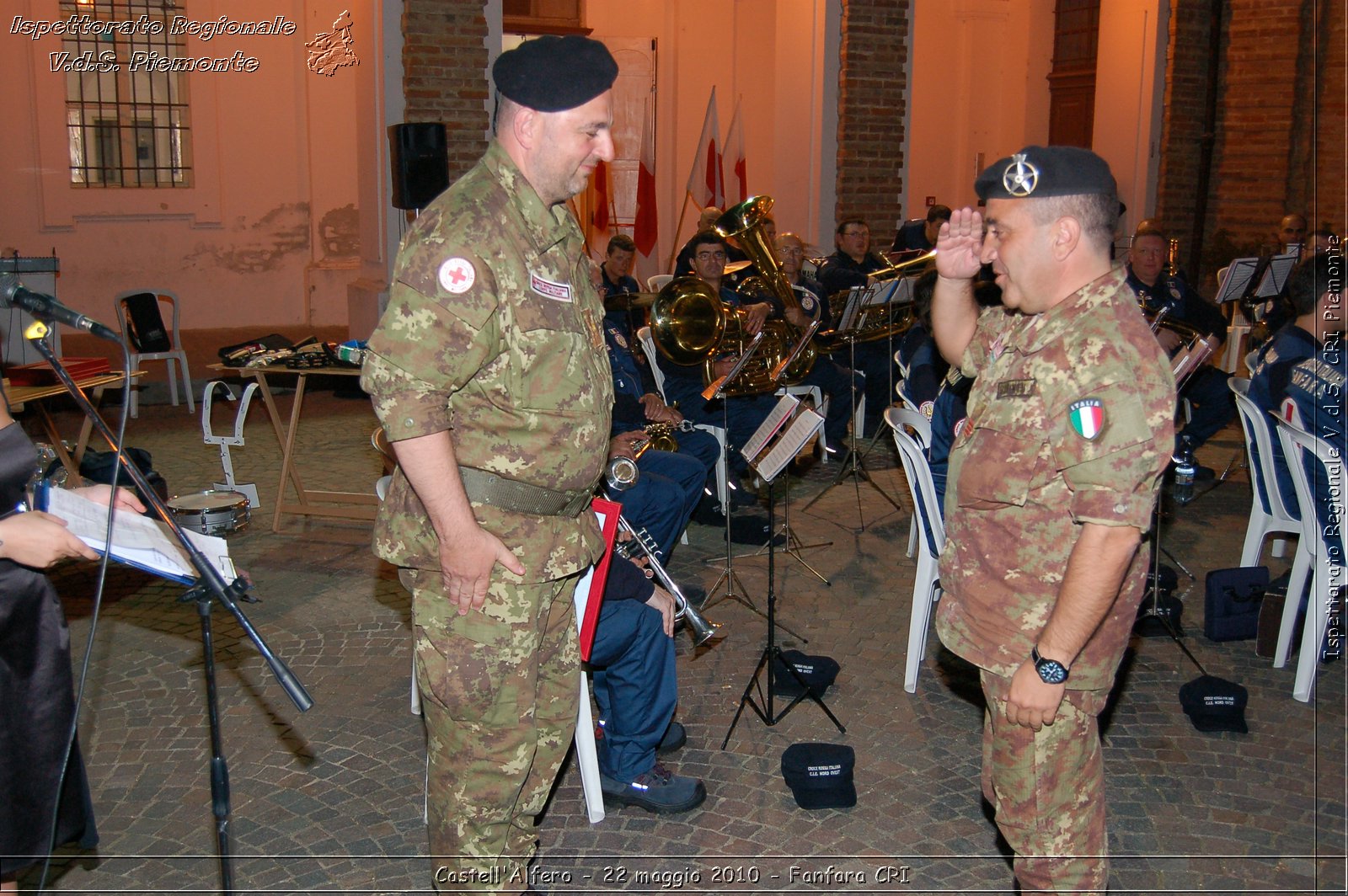 Castell'Alfero - 22 maggio 2010 - Fanfara CRI -  Croce Rossa Italiana - Ispettorato Regionale Volontari del Soccorso Piemonte