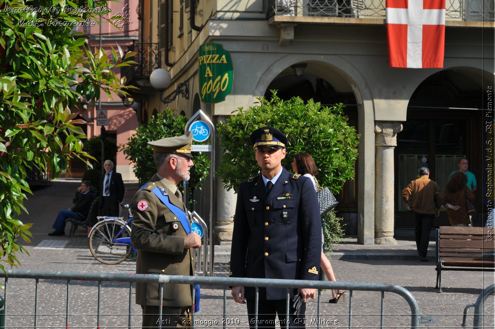 Asti - 23 maggio 2010 - Giuramento Solenne Corpo Militare della CRI  -  Croce Rossa Italiana - Ispettorato Regionale Volontari del Soccorso Piemonte