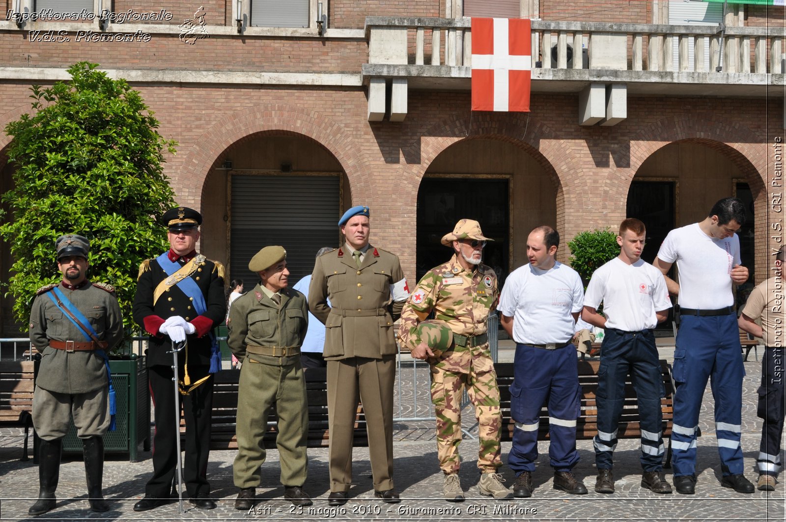 Asti - 23 maggio 2010 - Giuramento Solenne Corpo Militare della CRI  -  Croce Rossa Italiana - Ispettorato Regionale Volontari del Soccorso Piemonte