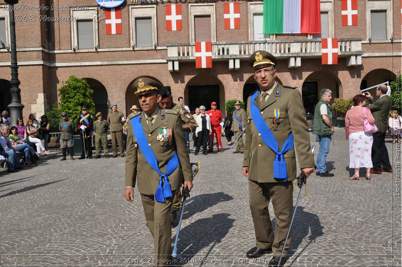 Asti - 23 maggio 2010 - Giuramento Solenne Corpo Militare della CRI  -  Croce Rossa Italiana - Ispettorato Regionale Volontari del Soccorso Piemonte