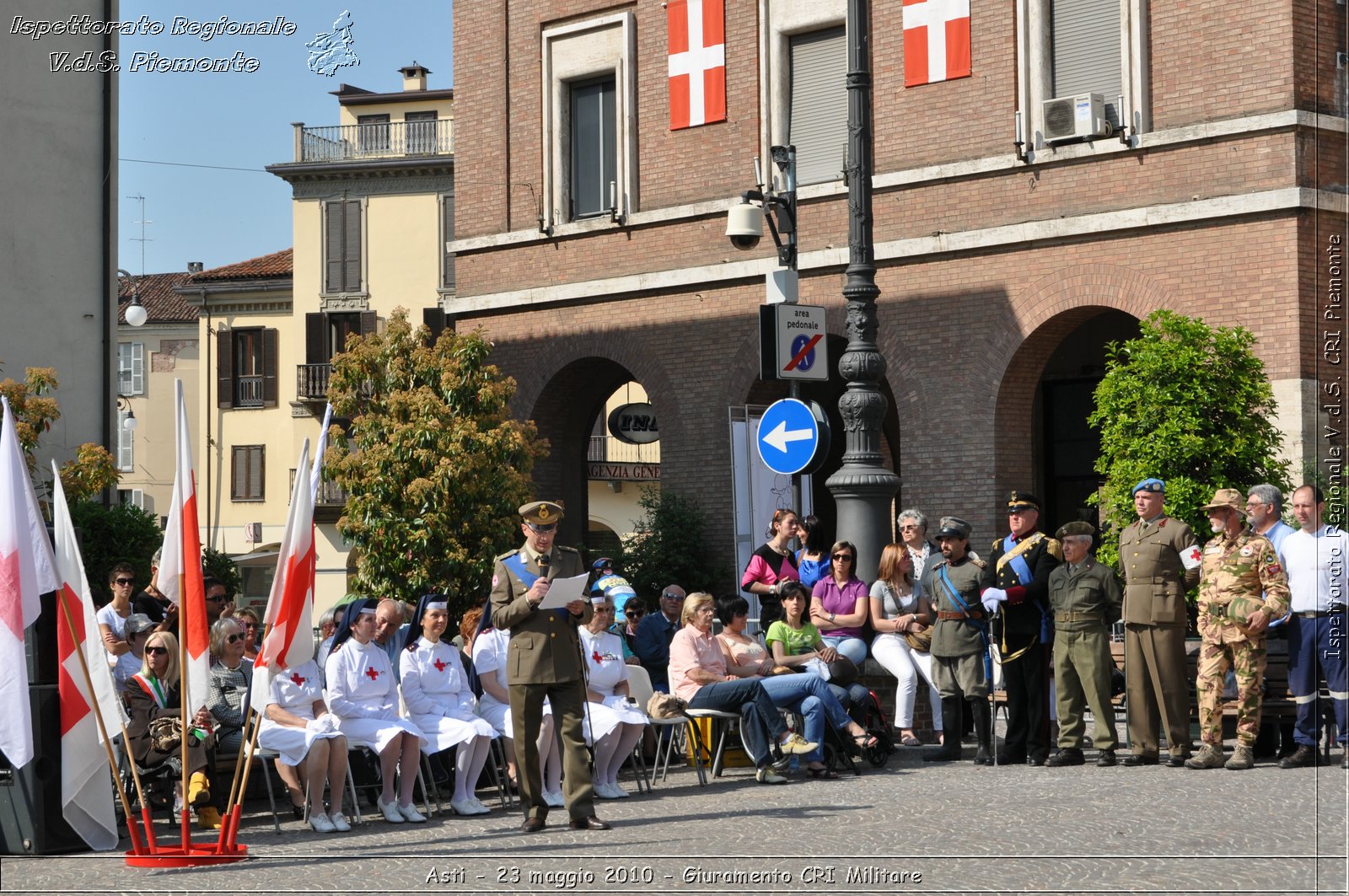 Asti - 23 maggio 2010 - Giuramento Solenne Corpo Militare della CRI  -  Croce Rossa Italiana - Ispettorato Regionale Volontari del Soccorso Piemonte