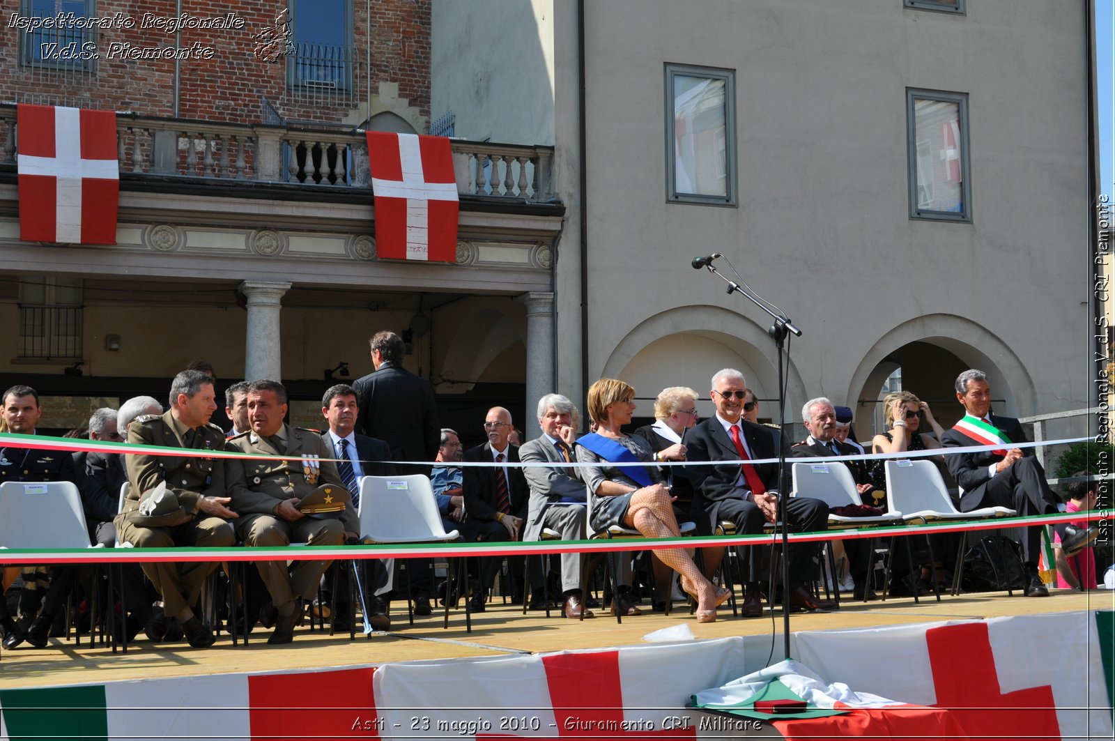 Asti - 23 maggio 2010 - Giuramento Solenne Corpo Militare della CRI  -  Croce Rossa Italiana - Ispettorato Regionale Volontari del Soccorso Piemonte