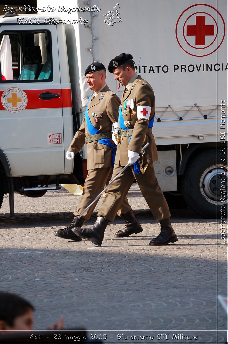 Asti - 23 maggio 2010 - Giuramento Solenne Corpo Militare della CRI  -  Croce Rossa Italiana - Ispettorato Regionale Volontari del Soccorso Piemonte