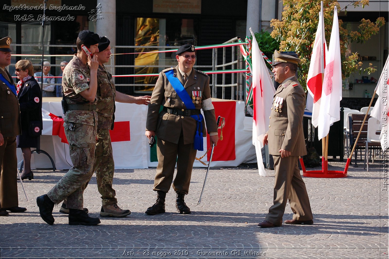 Asti - 23 maggio 2010 - Giuramento Solenne Corpo Militare della CRI  -  Croce Rossa Italiana - Ispettorato Regionale Volontari del Soccorso Piemonte