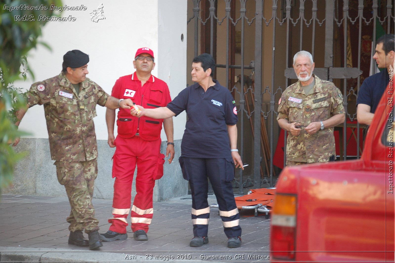 Asti - 23 maggio 2010 - Giuramento Solenne Corpo Militare della CRI  -  Croce Rossa Italiana - Ispettorato Regionale Volontari del Soccorso Piemonte