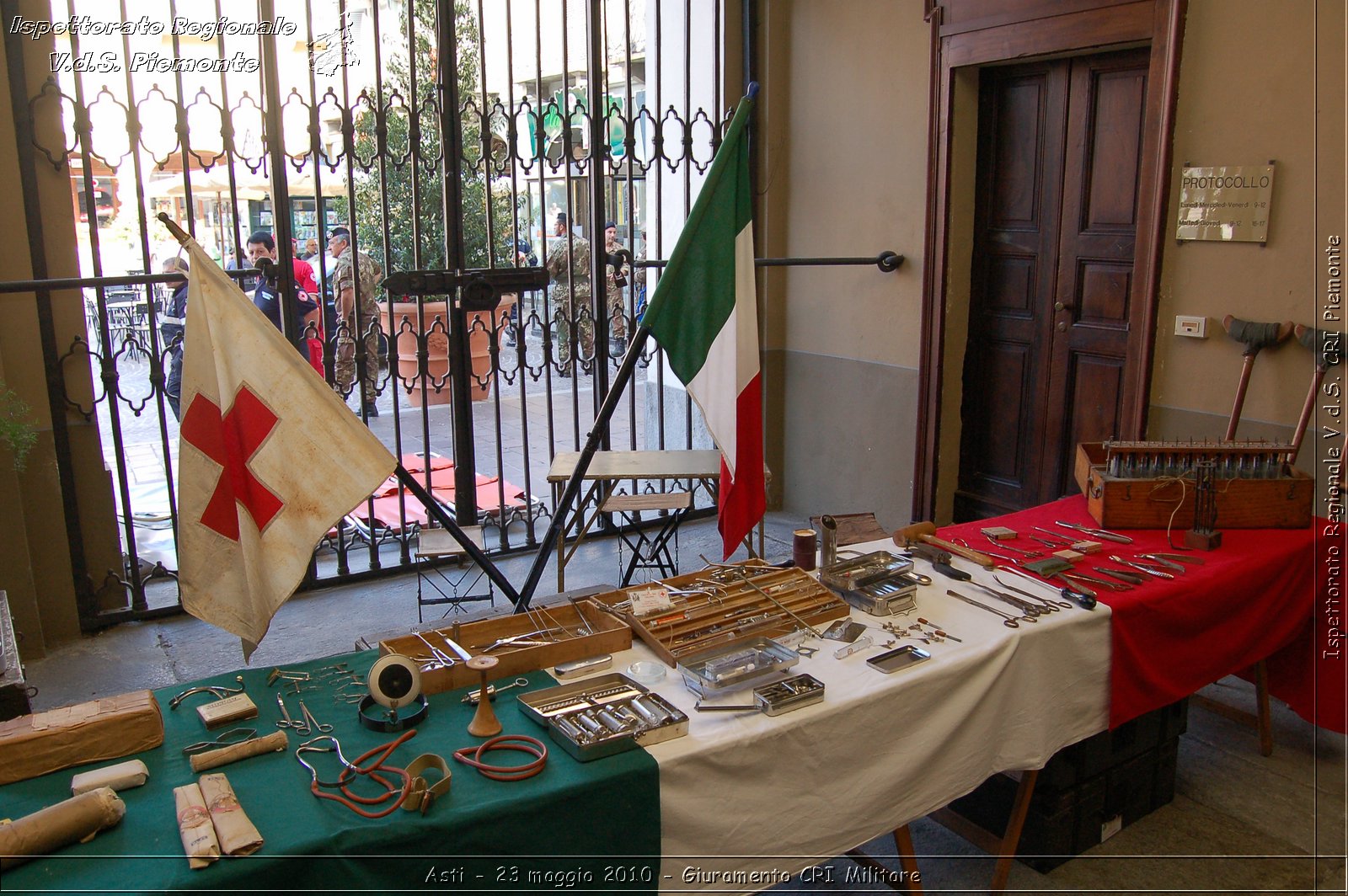 Asti - 23 maggio 2010 - Giuramento Solenne Corpo Militare della CRI  -  Croce Rossa Italiana - Ispettorato Regionale Volontari del Soccorso Piemonte