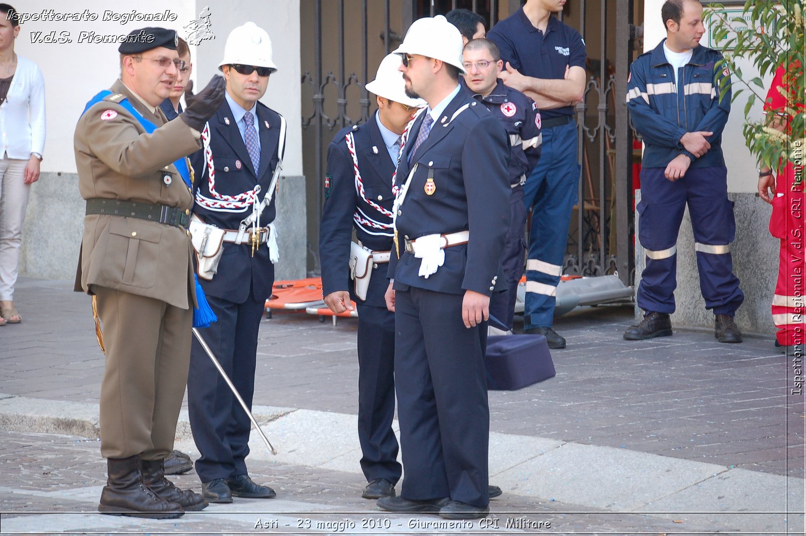 Asti - 23 maggio 2010 - Giuramento Solenne Corpo Militare della CRI  -  Croce Rossa Italiana - Ispettorato Regionale Volontari del Soccorso Piemonte