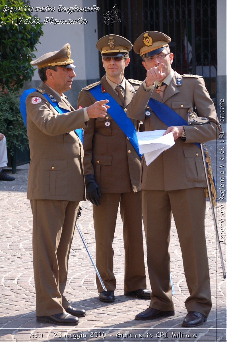 Asti - 23 maggio 2010 - Giuramento Solenne Corpo Militare della CRI  -  Croce Rossa Italiana - Ispettorato Regionale Volontari del Soccorso Piemonte