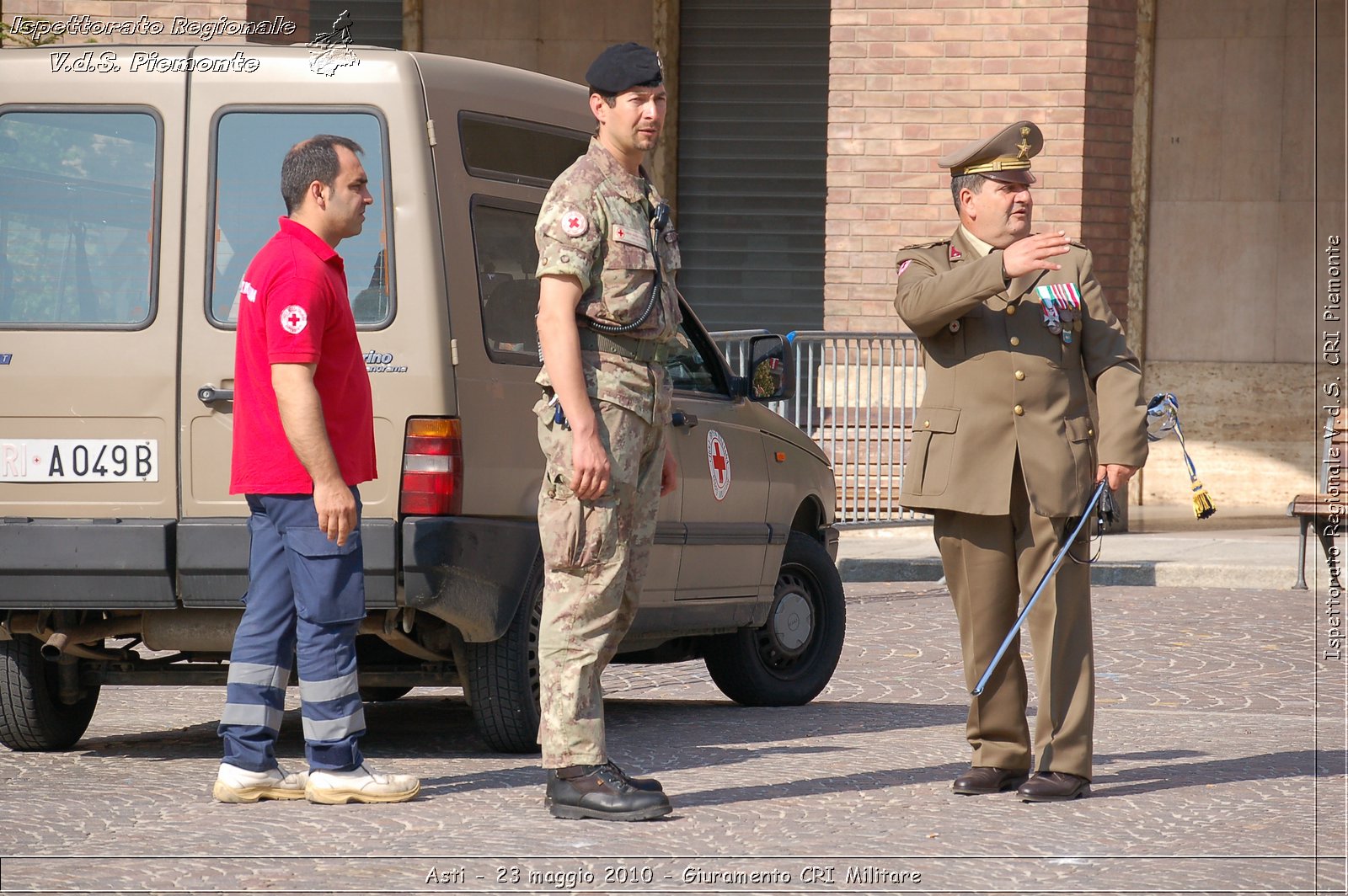 Asti - 23 maggio 2010 - Giuramento Solenne Corpo Militare della CRI  -  Croce Rossa Italiana - Ispettorato Regionale Volontari del Soccorso Piemonte