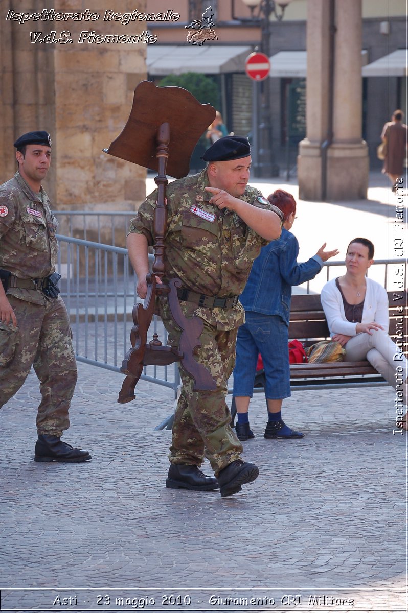 Asti - 23 maggio 2010 - Giuramento Solenne Corpo Militare della CRI  -  Croce Rossa Italiana - Ispettorato Regionale Volontari del Soccorso Piemonte