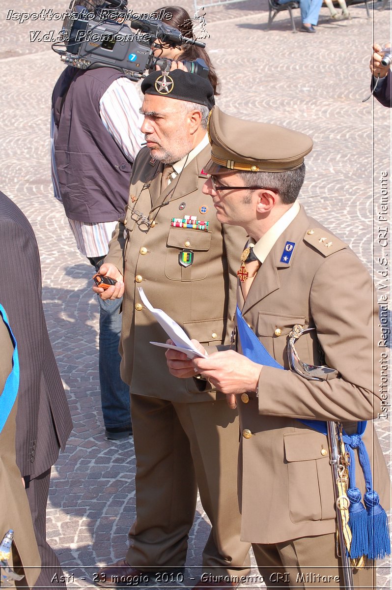 Asti - 23 maggio 2010 - Giuramento Solenne Corpo Militare della CRI  -  Croce Rossa Italiana - Ispettorato Regionale Volontari del Soccorso Piemonte