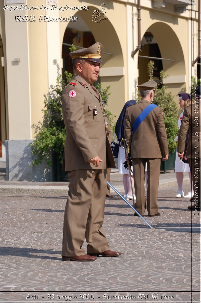 Asti - 23 maggio 2010 - Giuramento Solenne Corpo Militare della CRI  -  Croce Rossa Italiana - Ispettorato Regionale Volontari del Soccorso Piemonte