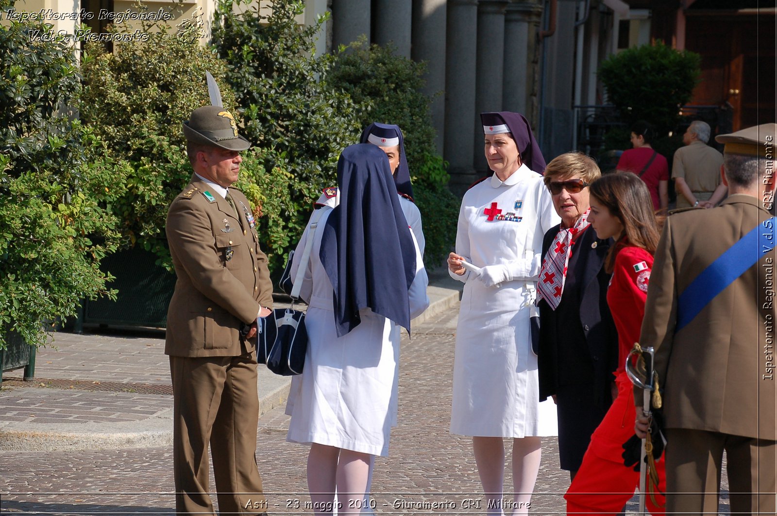 Asti - 23 maggio 2010 - Giuramento Solenne Corpo Militare della CRI  -  Croce Rossa Italiana - Ispettorato Regionale Volontari del Soccorso Piemonte