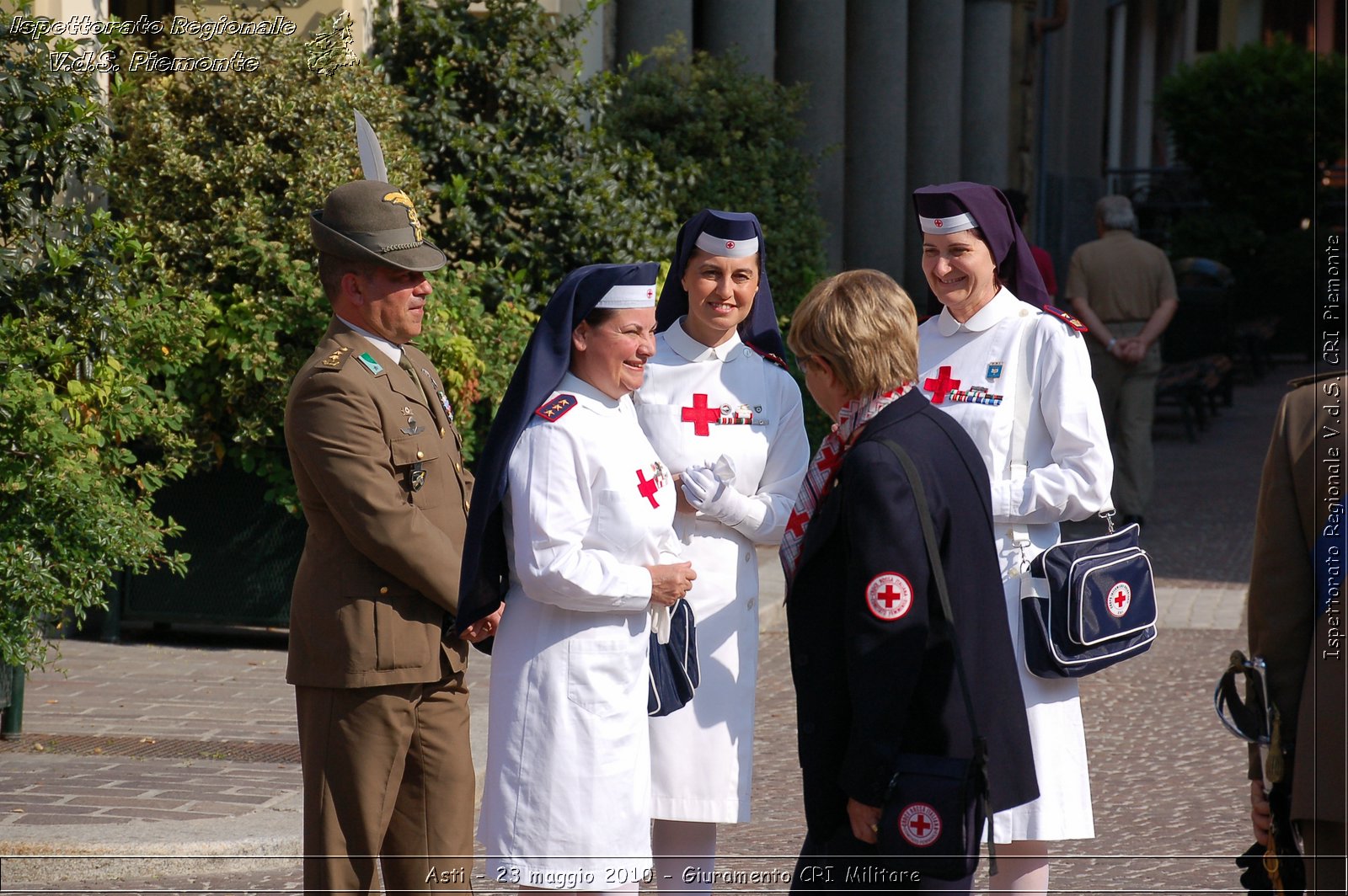 Asti - 23 maggio 2010 - Giuramento Solenne Corpo Militare della CRI  -  Croce Rossa Italiana - Ispettorato Regionale Volontari del Soccorso Piemonte