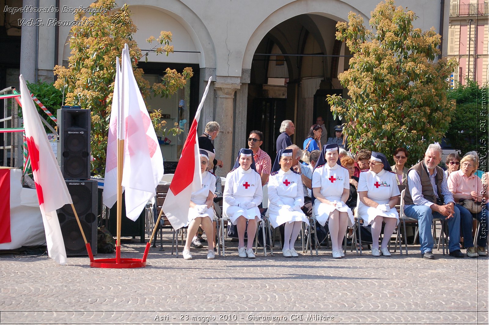 Asti - 23 maggio 2010 - Giuramento Solenne Corpo Militare della CRI  -  Croce Rossa Italiana - Ispettorato Regionale Volontari del Soccorso Piemonte