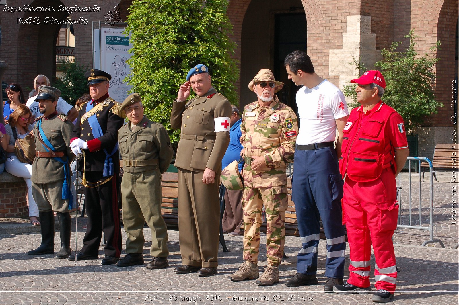 Asti - 23 maggio 2010 - Giuramento Solenne Corpo Militare della CRI  -  Croce Rossa Italiana - Ispettorato Regionale Volontari del Soccorso Piemonte