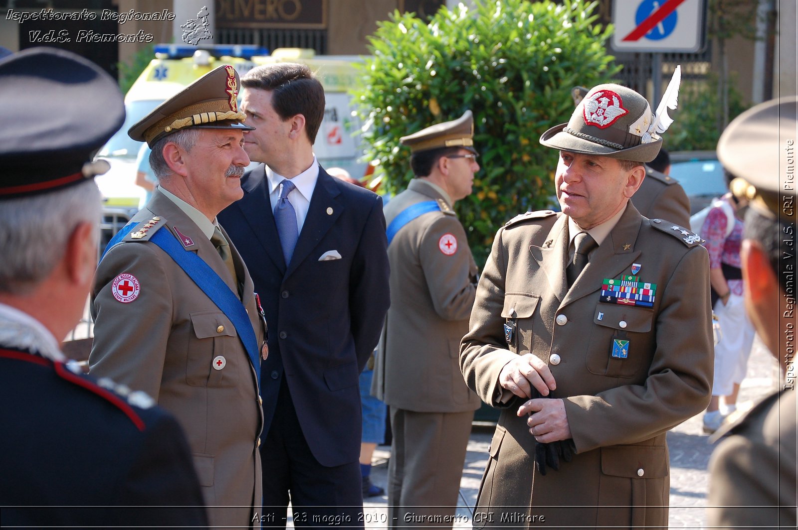 Asti - 23 maggio 2010 - Giuramento Solenne Corpo Militare della CRI  -  Croce Rossa Italiana - Ispettorato Regionale Volontari del Soccorso Piemonte