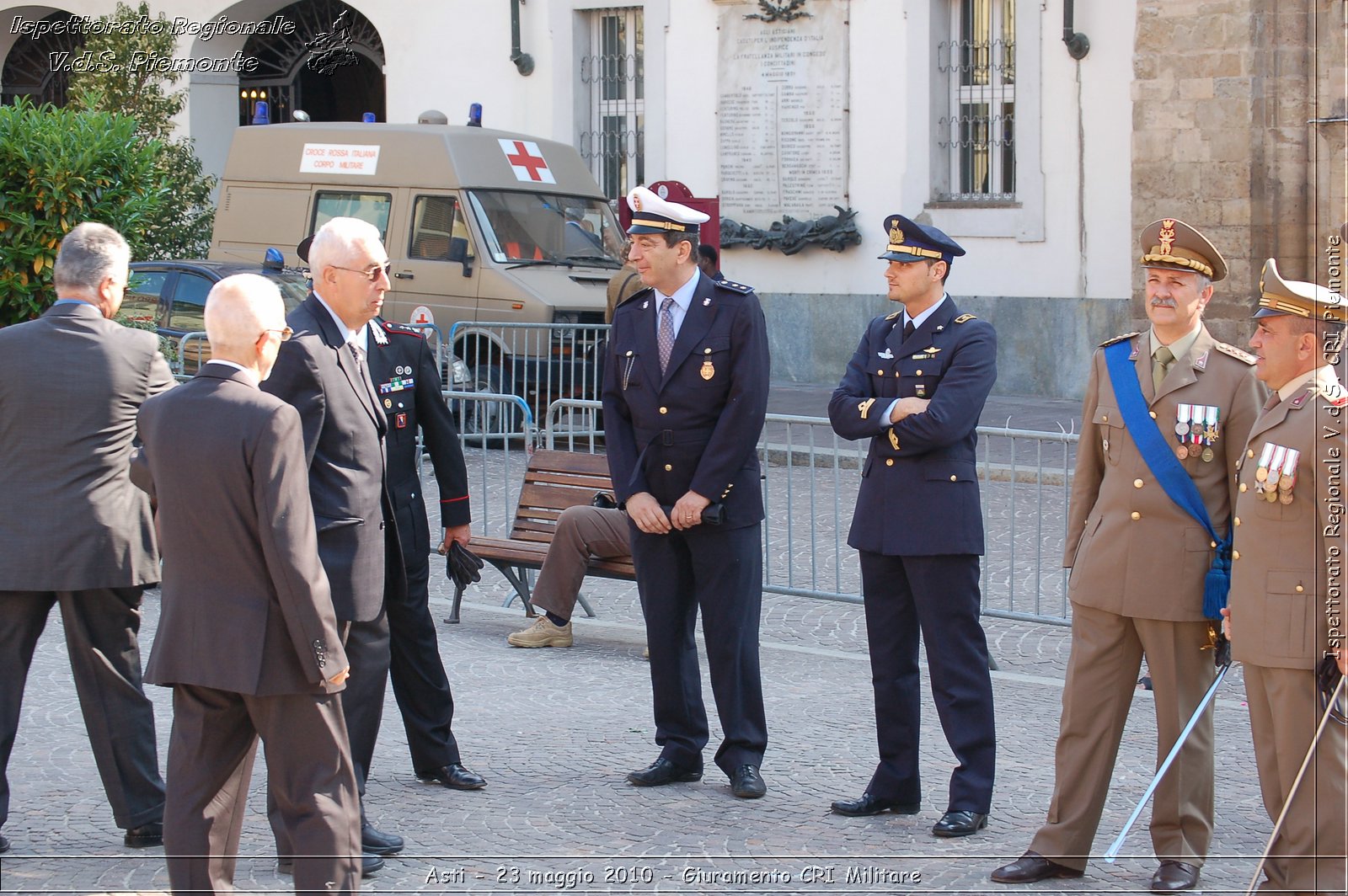 Asti - 23 maggio 2010 - Giuramento Solenne Corpo Militare della CRI  -  Croce Rossa Italiana - Ispettorato Regionale Volontari del Soccorso Piemonte