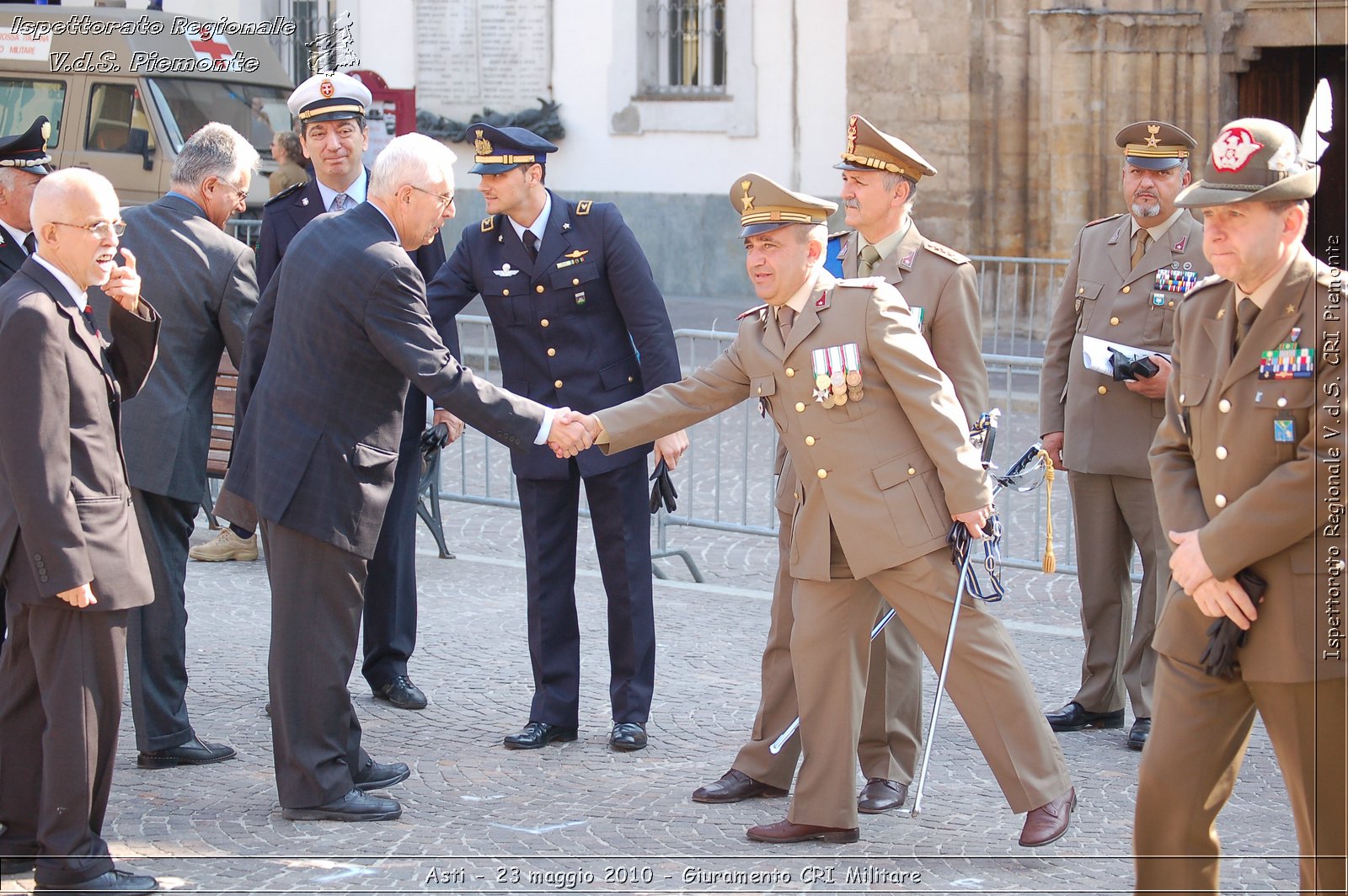 Asti - 23 maggio 2010 - Giuramento Solenne Corpo Militare della CRI  -  Croce Rossa Italiana - Ispettorato Regionale Volontari del Soccorso Piemonte