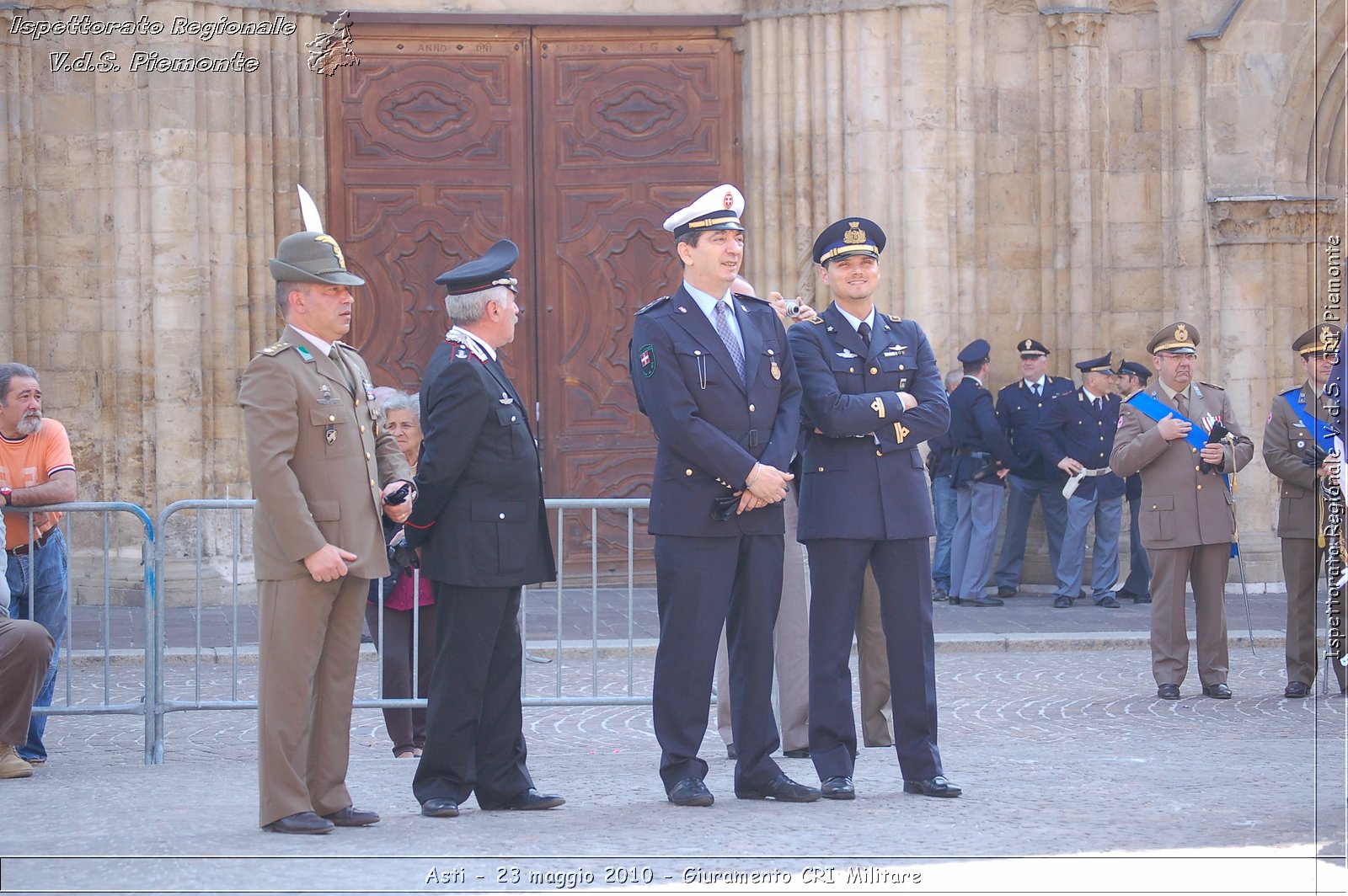 Asti - 23 maggio 2010 - Giuramento Solenne Corpo Militare della CRI  -  Croce Rossa Italiana - Ispettorato Regionale Volontari del Soccorso Piemonte